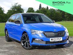 Energy blue Used 2022 Skoda Scala Monte Carlo Hatchback | £16,895 (Fair price)