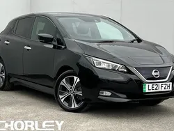 Black Used 2021 Nissan Leaf Tekna Hatchback | £11,771 (Fair price)