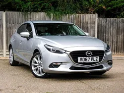 Silver Used 2017 Mazda 3 Inclusive Hatchback | £9,399 (Fair price)