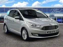 Silver Used 2018 Ford C-MAX Titanium MPV | £8,995 (Fair price)