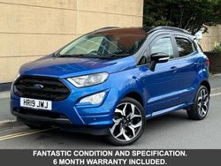 Blue Used 2019 Ford Ecosport ST-Line SUV | £10,995 (Fair price)