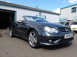 Grey Used 2009 Mercedes CLK200 Avantgarde Cabriolet | £3,995