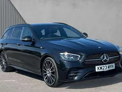 Black Used 2023 Mercedes E400 AMG line Estate | £46,085 (Fair price)