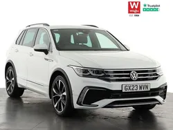 White Used 2023 VW Tiguan R-line SUV | £30,799 (A bit pricey)