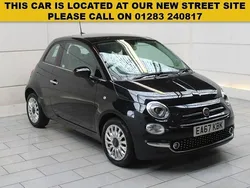 Black Used 2017 Fiat 500 Lounge Hatchback | £5,600 (Fair price)