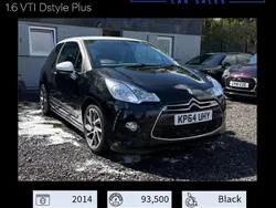 Black Used 2014 Citroën DS3 Hatchback | £2,799 (Fair price)