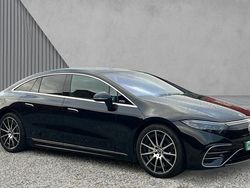 Obsidian black metallic Used 2023 Mercedes EQS450+ AMG Line Premium Sedan | £49,280 (Fair price)