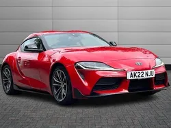 Prominence red Used 2022 Toyota Supra Coupe | £36,095 (Good price)
