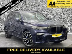 Blue Used 2020 BMW X7 M Sport SUV | £49,495 (A bit pricey)