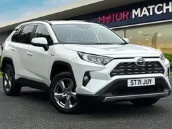 White Used 2022 Toyota RAV4 Hybrid Design SUV | £21,750 (Super price)