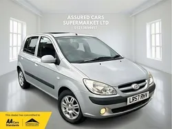 Silver Used 2007 Hyundai Getz Hatchback | £2,495 (A bit pricey)