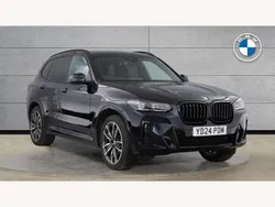 Black Used 2024 BMW X3 M Sport SUV | £47,750 (Expensive)