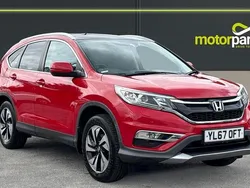 Rallye red Used 2017 Honda CR-V EX SUV | £14,400 (Fair price)