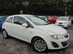 White Used 2013 Vauxhall Corsa Hatchback | £3,495 (Fair price)