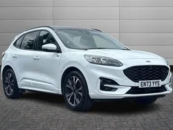 Frozen white Used 2024 Ford Kuga ST-Line X SUV | £25,550 (Fair price)