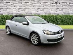 Silver Used 2013 VW Golf Cabriolet S Cabriolet | £4,500 (Good price)