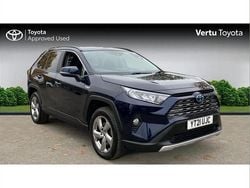 Blue Used 2021 Toyota RAV4 Hybrid Design SUV | £23,382 (Good price)