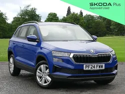 Energy blue Used 2024 Skoda Karoq SE L SUV | £21,495 (Fair price)