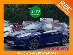 Blue Used 2017 Ford Fiesta ST-Line Hatchback | £7,295 (Fair price)