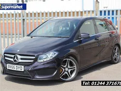 Purple Used 2015 Mercedes B200 AMG line MPV | £8,900 (Fair price)