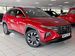 Red Used 2023 Hyundai Tucson Premium SUV | £20,989 (Fair price)