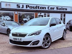 White Used 2017 Peugeot 308 GT-line Hatchback | £9,990 (A bit pricey)
