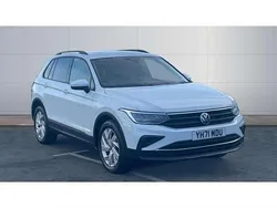 White Used 2021 VW Tiguan Life SUV | £19,514 (Good price)