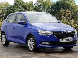 Blue Used 2020 Skoda Fabia SE Hatchback | £9,490 (Fair price)