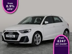White Used 2021 Audi A1 Sportback S-Line Hatchback | £17,903 (Fair price)