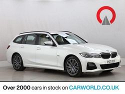 White Used 2021 BMW 330e M Sport Estate | £15,400 (Good price)