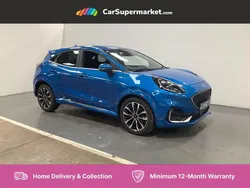 Blue Used 2022 Ford Puma ST-Line Hatchback | £15,497 (Fair price)