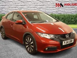Red Used 2014 Honda Civic SE Plus Hatchback | £6,000 (Fair price)