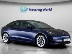 Blue Used 2021 Tesla Model 3 Long Range AWD Sedan | £18,000 (Fair price)