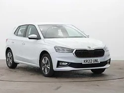 Moon white metallic Used 2022 Skoda Fabia SE L Hatchback | £14,000 (A bit pricey)