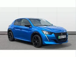 Blue Used 2022 Peugeot e-208 Premium Hatchback | £13,768 (Fair price)