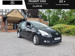 Black Used 2010 Peugeot 5008 Sport MPV | £1,699 (Fair price)