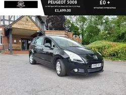 Black Used 2010 Peugeot 5008 Sport MPV | £1,699