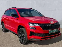 Red Used 2023 Skoda Karoq SportLine SUV | £23,650 (Good price)