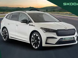 Moon white Used 2025 Skoda Enyaq iV SportlinePlus SUV | £32,790 (A bit pricey)