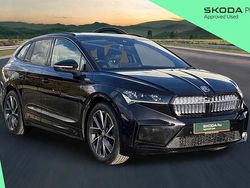 Black magic pearl effect Used 2024 Skoda Enyaq iV SportLine SUV | £31,087 (Fair price)