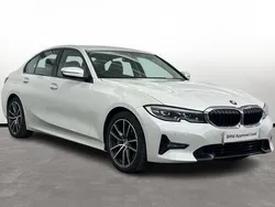 White Used 2021 BMW 330 Sport Line Sedan | £22,800 (Fair price)