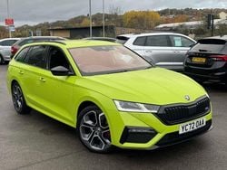 Green Used 2022 Skoda Octavia vRS Estate | £26,665 (Expensive)