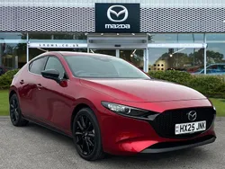 Red Used 2025 Mazda 3 Homura-Line | £24,363 (Expensive)