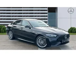 Black Used 2023 Mercedes C43 AMG Premium Sedan | £44,851 (Fair price)