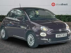 Red Used 2017 Fiat 500 Lounge Hatchback | £7,345 (Fair price)
