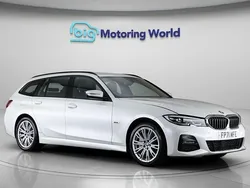 White Used 2021 BMW 330e M Sport Estate | £17,200 (Fair price)