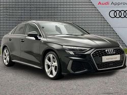 Black Used 2023 Audi A3 S-Line Sedan | £23,494 (Fair price)