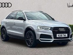 Silver Used 2018 Audi Q3 Black Edition SUV | £17,290 (Super price)