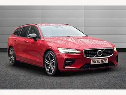Red Used 2020 Volvo V60 R-Design Estate | £20,495 (Fair price)