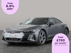 Grey Used 2022 Audi e-tron GT quattro Advanced Sedan | £41,965 (Good price)